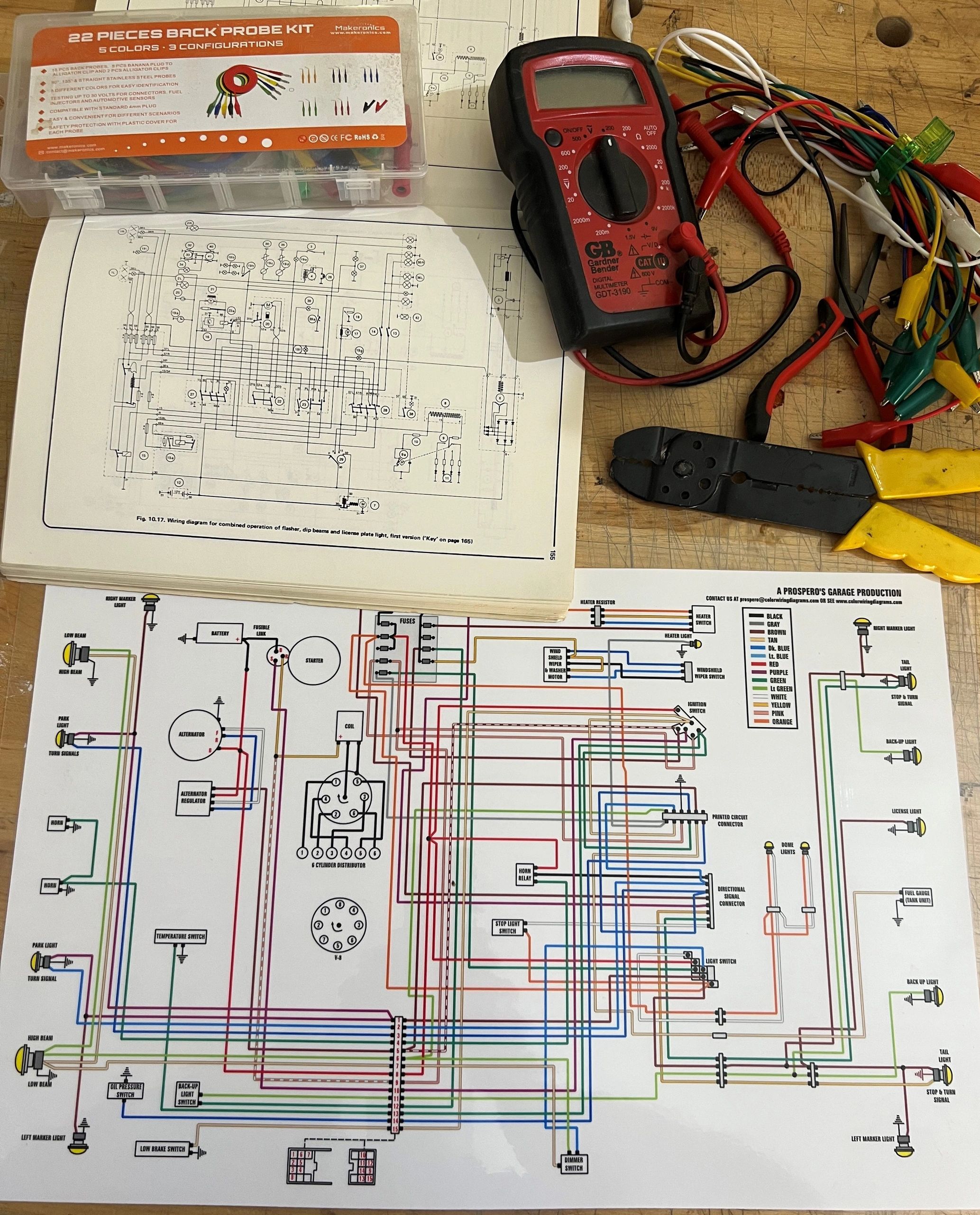 Prospero's Garage Color Wiring Diagrams